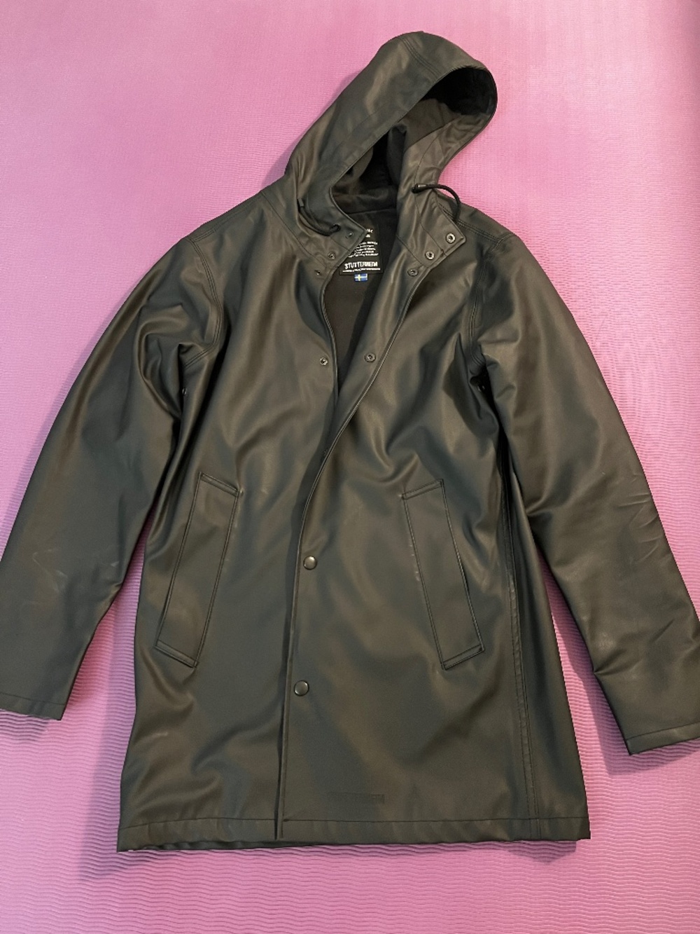 Stutterheim Men's Heavyweight Rain Coat